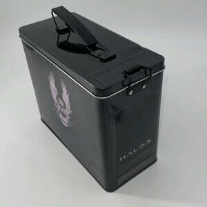 Halo 5 UNSC Collectible Ammo Storage Metal Tin Lunchbox Loot Crate 2015